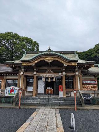 到津八幡神社の参拝記録(こまいぬおさん)