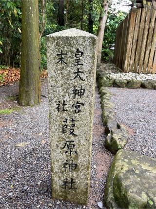 葭原神社(月読宮)（内宮（皇大神宮）末社）の参拝記録(⛩️🎠🐢まめ🐢🎠⛩️さん)