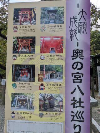 稲荷神社(宮地嶽神社・奥の宮)の参拝記録(こまいぬおさん)