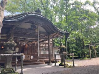 軽井沢諏訪神社の参拝記録(くるくるさん)
