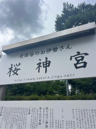 桜神宮の参拝記録(⛩️🐍🐢まめ🐢🐍⛩️さん)