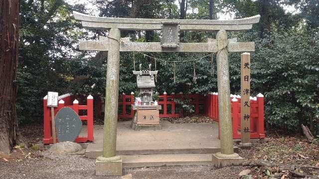天日津久神社の参拝記録4