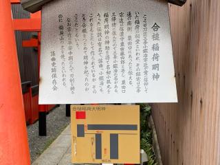 合槌稲荷神社の参拝記録(じゃすてぃさん)