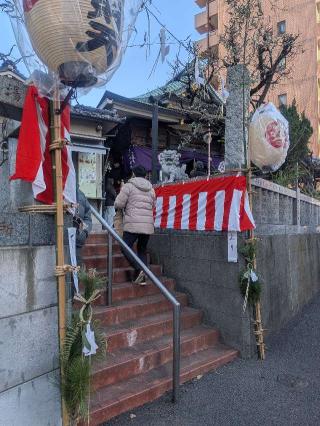 冬木弁天堂の参拝記録(はくすみさん)