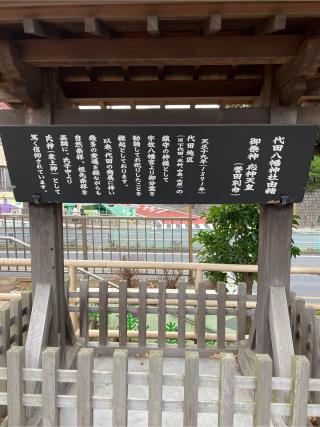 代田八幡神社の参拝記録(⛩️🎠🐢まめ🐢🎠⛩️さん)