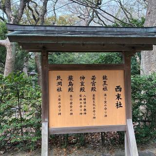 筥崎宮　西末社の参拝記録(ワヲンさん)