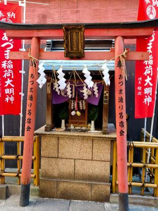 あづま稲荷神社の参拝記録(ゆきむらさん)