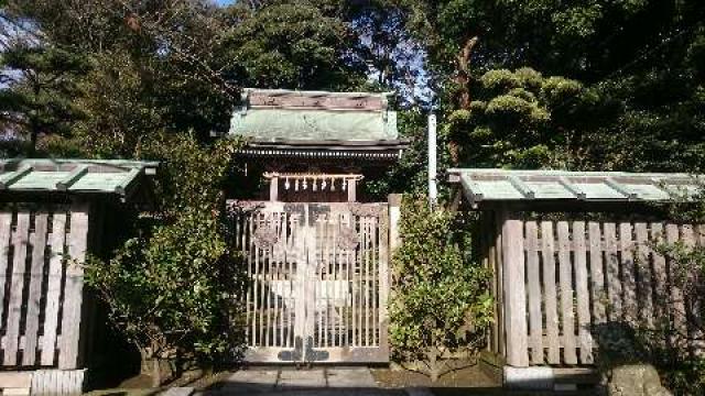 神奈川県藤沢市片瀬二丁目19番26号 諏訪神社 上社（片瀬）の写真2