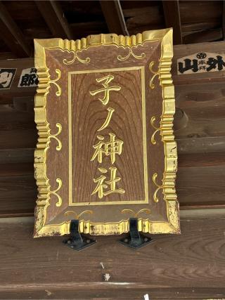 子ノ神社の参拝記録(こうさん)