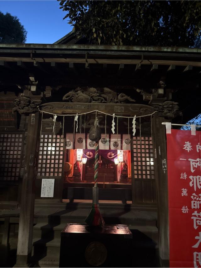 阿那稲荷神社（品川神社境内社）の参拝記録
