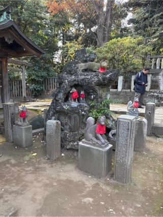 駒込稲荷神社(根津神社境内社)の参拝記録(⛩️🐍🐢まめ🐢🐍⛩️さん)
