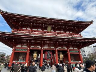 浅草寺 影向堂の参拝記録(ぶんじさん)
