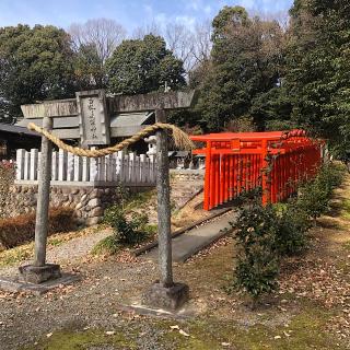 白狐義兼神社の参拝記録(ワヲンさん)