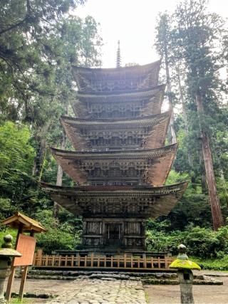 千憑社(羽黒山五重塔)の参拝記録(ハボタンはケールさん)