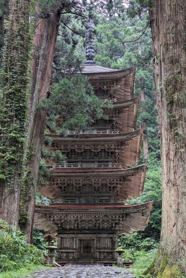 千憑社(羽黒山五重塔)の参拝記録2