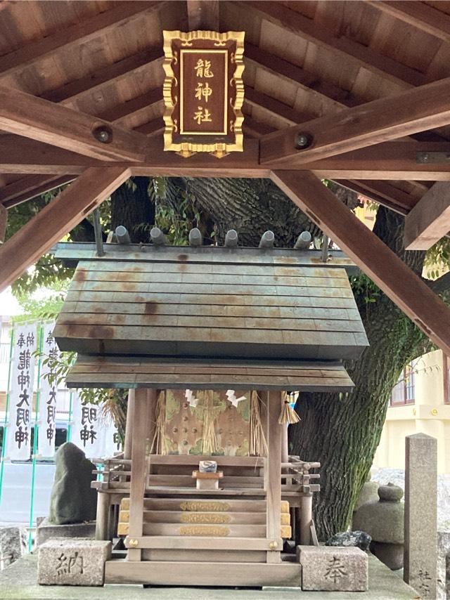 龍神社（六所神社境内）の参拝記録(恭子さん)