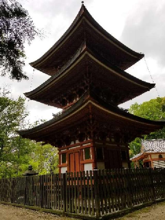奈良県奈良市中町3879 霊山寺三重塔の写真2