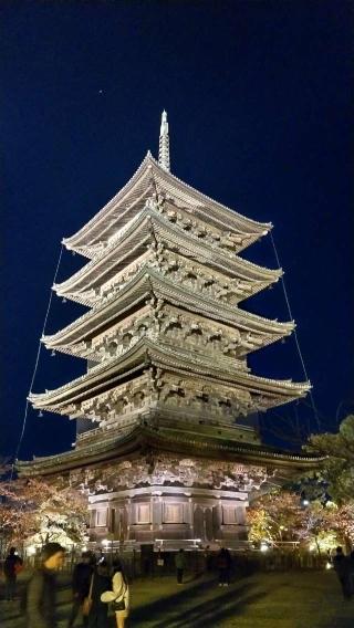 東寺五重塔の参拝記録(達也さん)