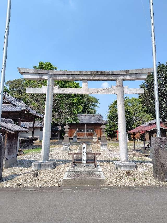 諏訪八幡神社（大山神社）（白岡市柴山）の参拝記録1