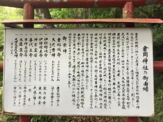 倉岡神社の参拝記録(TOSHIさん)