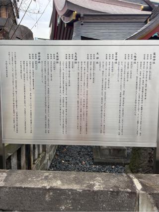 諏訪神社（合祀殿に合祀）の参拝記録(⛩️🎠🐢まめ🐢🎠⛩️さん)