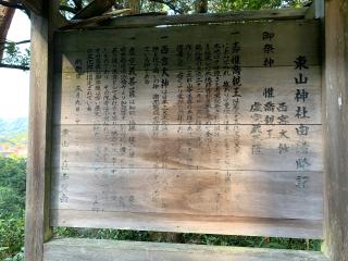 東山神社の参拝記録(さんじさん)
