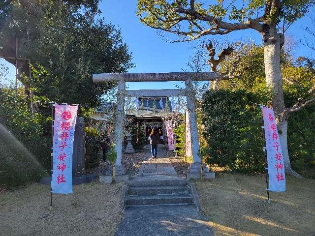 櫻井子安神社の参拝記録(まっきーさん)