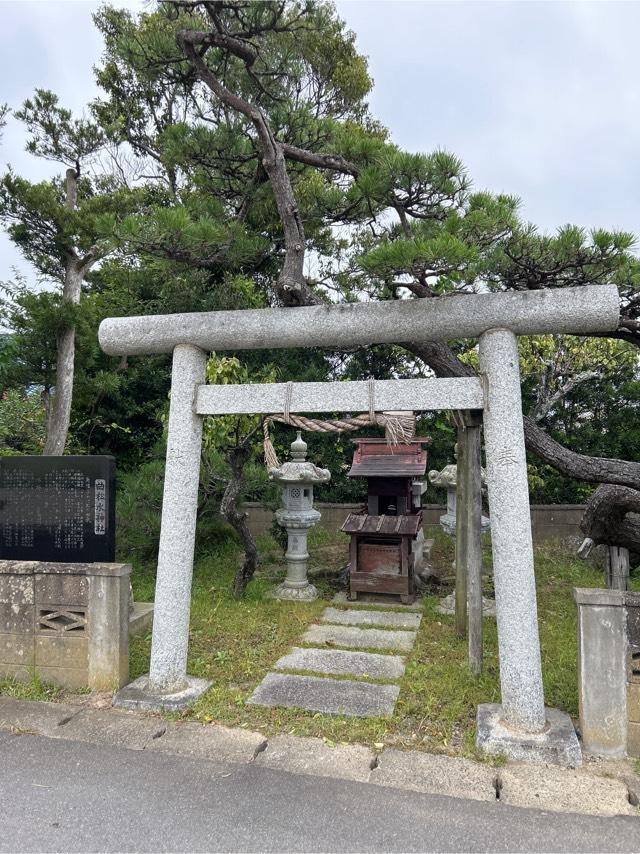 曲松水神社の参拝記録1