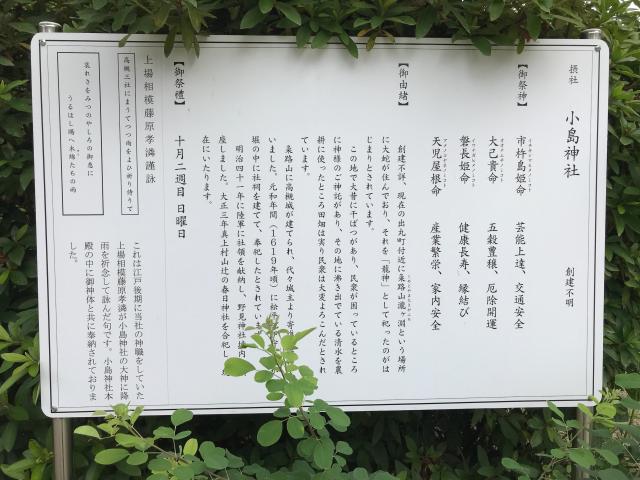 大阪府高槻市野見町6-6 小島神社（野見神社摂社）の写真2