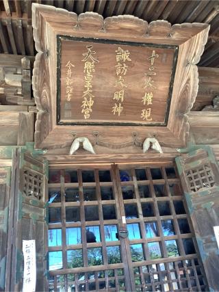 諏訪神社（吉田神社）の参拝記録(初流乃さん)