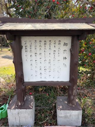 御霊神社(笠目)の参拝記録(こーちんさん)