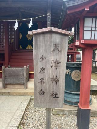 天津神社(氷川神社摂社)の参拝記録(⛩️🐍🐢まめ🐢🐍⛩️さん)