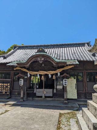 恒見八幡神社の参拝記録(こまいぬおさん)