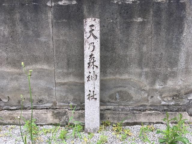 天乃森神社の参拝記録1