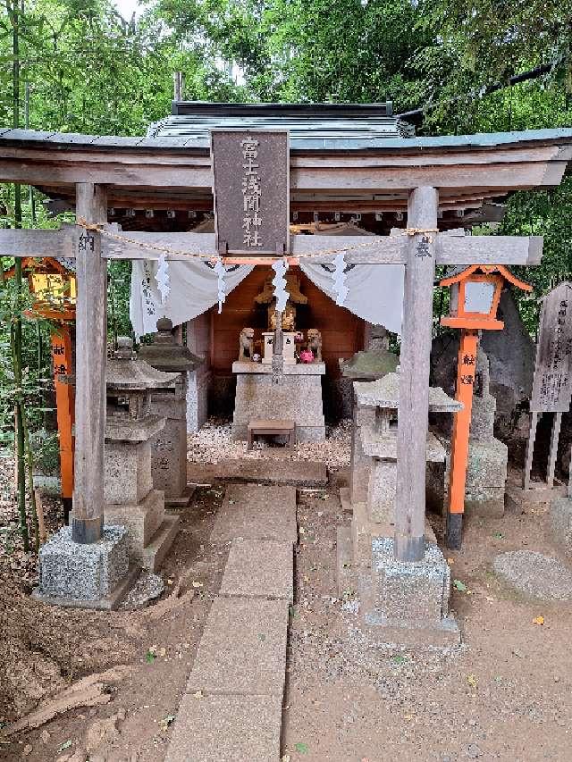 目黒富士浅間神社(上目黒氷川神社末社)の参拝記録9