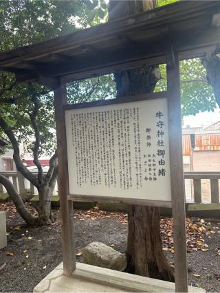 牛守神社(仲宿八幡宮内)の参拝記録(せれなーでさん)