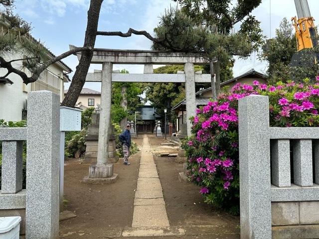 石神井神社の参拝記録(mappy さん)