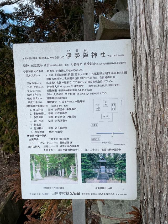 伊勢降神社 (男神)の参拝記録2