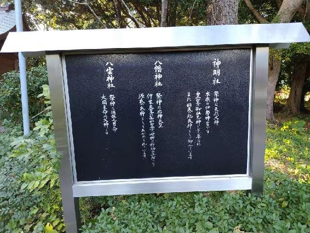 八幡神社・神明社・八雲神社（御穂神社境内社）の参拝記録7