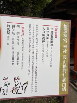 長山稲荷社(橿原神宮境外末社)の参拝記録(⛩️🐍🐢まめ🐢🐍⛩️さん)