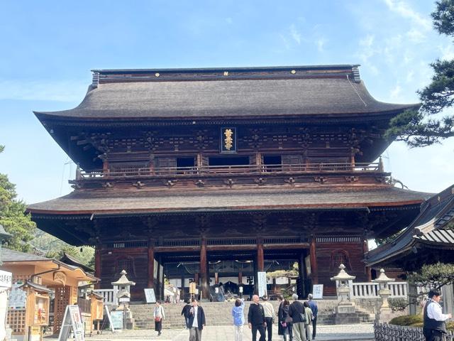 善光寺 山門の参拝記録1