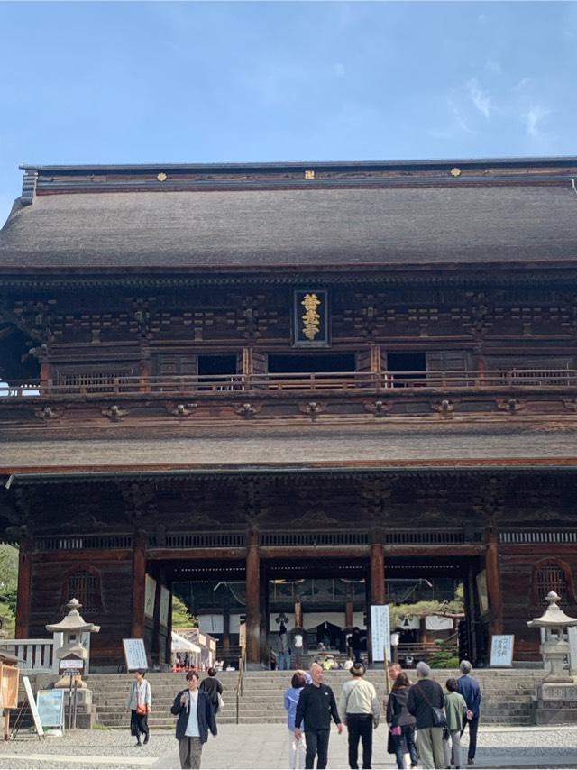善光寺 山門の参拝記録2