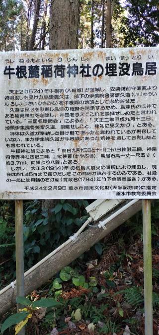 牛根麓稲荷神社の参拝記録(あっきーさん)