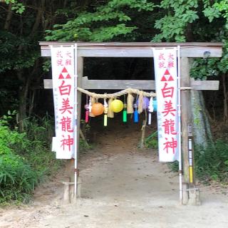 白美龍神社の参拝記録(ワヲンさん)