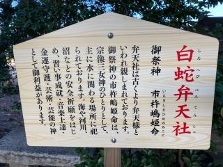 白蛇弁天社(八坂神社境内社)の参拝記録(レモンサワーさん)