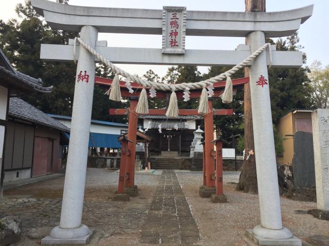 栃木県栃木市岩舟町下津原1145 三鴨神社の写真1