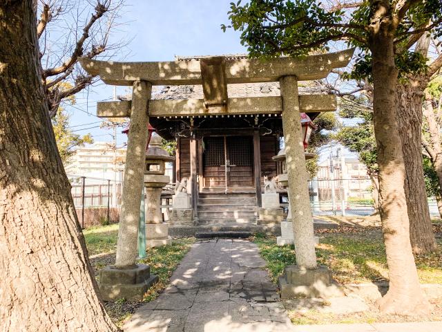 東京都葛飾区新宿6-3 花之木稲荷神社の写真1