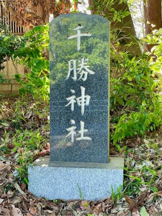 千勝神社の参拝記録(のぶさん)