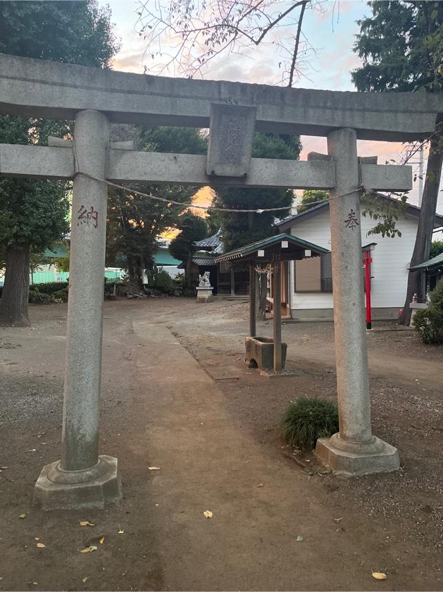 白子諏訪神社(坂上諏訪神社)の参拝記録1