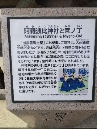 阿羅波比神社の参拝記録(たけさん)